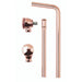 BC Designs Push Down Exposed Extended Bath Waste - Brushed