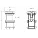 BC Designs Push Down Unslotted Basin Waste for Thin Basin