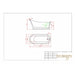 BC Designs Single Ended Slipper Freestanding Bath - 1680mm