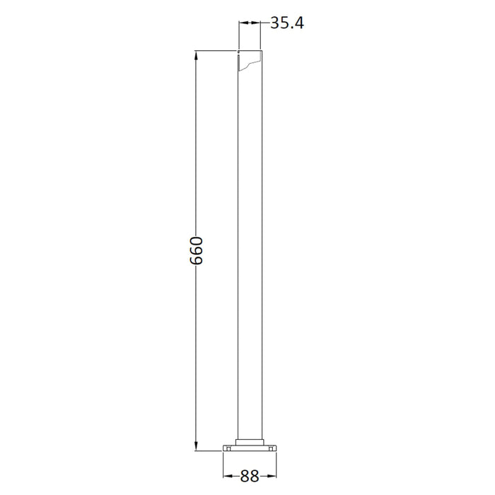 BC Designs Standpipes Freestanding Legs for Bath Mixer Tap