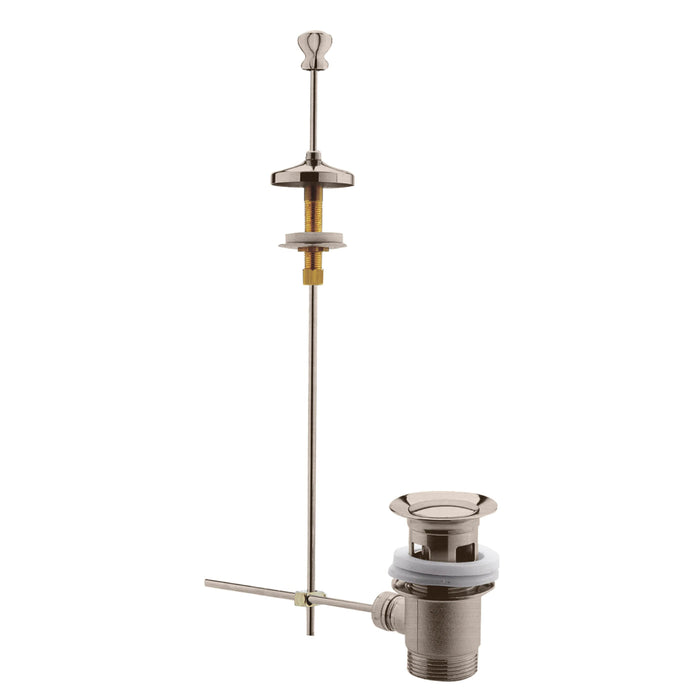 BC Designs Traditional Pull Up Basin Waste - Brushed Nickel