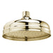 BC Designs Victrion 8 Inch Round Fixed Shower Head - Gold