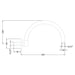 BC Designs Victrion Arch Wall Mounted Shower Arm - Shower