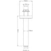 BC Designs Victrion Ceiling Mounted Shower Arm - Shower