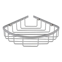 BC Designs Victrion Corner Shower Basket - Brushed Chrome