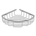 BC Designs Victrion Corner Shower Basket - Brushed Chrome
