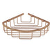 BC Designs Victrion Corner Shower Basket - Brushed Copper