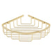 BC Designs Victrion Corner Shower Basket - Brushed Gold