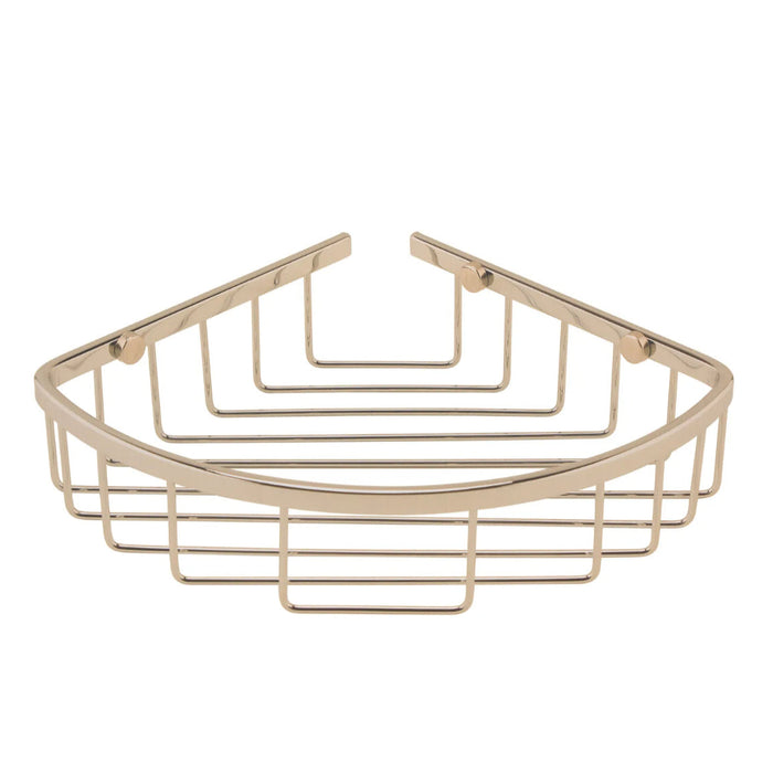 BC Designs Victrion Corner Shower Basket - Brushed Nickel