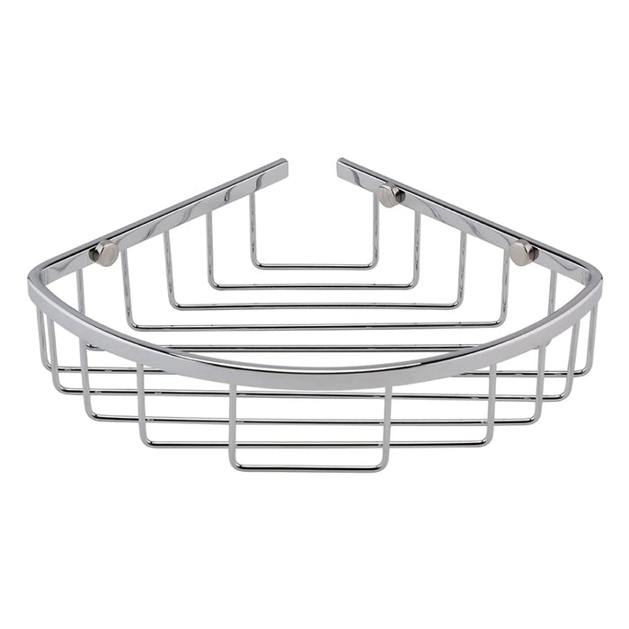 BC Designs Victrion Corner Shower Basket - Chrome - Shower