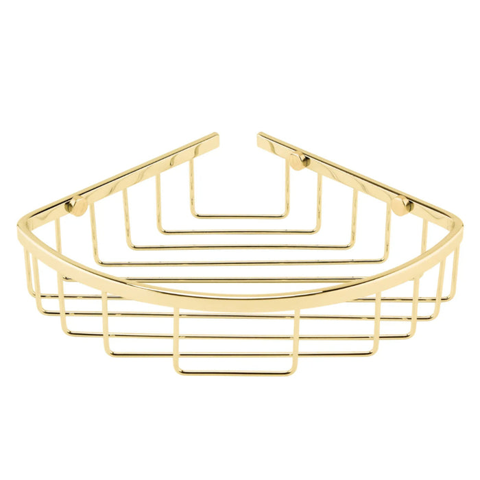 BC Designs Victrion Corner Shower Basket - Gold - Shower