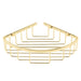 BC Designs Victrion Corner Shower Basket - Gold - Shower