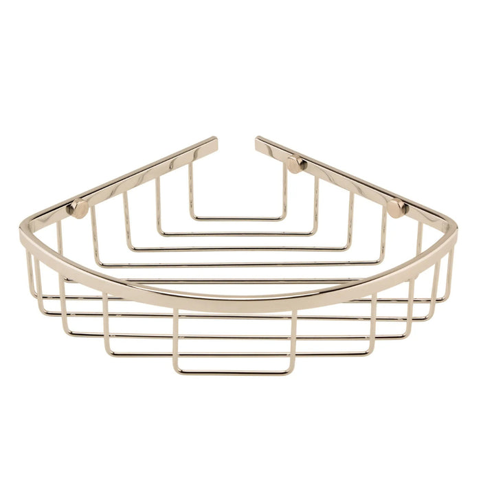 BC Designs Victrion Corner Shower Basket - Nickel - Shower