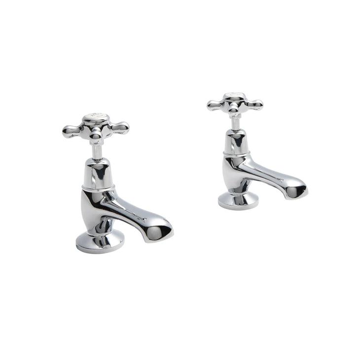 BC Designs Victrion Crosshead Basin Pillar Taps Pair