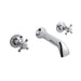 BC Designs Victrion Crosshead Bath Filler Tap with Spout