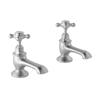 BC Designs Victrion Crosshead Bath Pillar Taps Pair