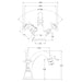 BC Designs Victrion Crosshead Mono Basin Mixer Tap - Basin