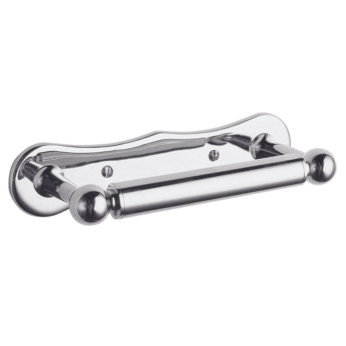 BC Designs Victrion Dog Bone Toilet Roll Holder - Chrome