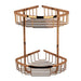 BC Designs Victrion Double Corner Shower Basket - Copper
