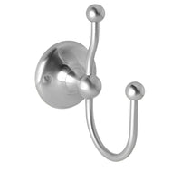 BC Designs Victrion Double Robe Hook - Brushed Chrome