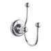 BC Designs Victrion Double Robe Hook - Chrome - Robe Hooks
