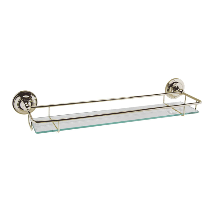 BC Designs Victrion Gallery Shelf - Brushed Gold - Shelves