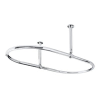 BC Designs Victrion Oval Shower Ring - Chrome - Shower