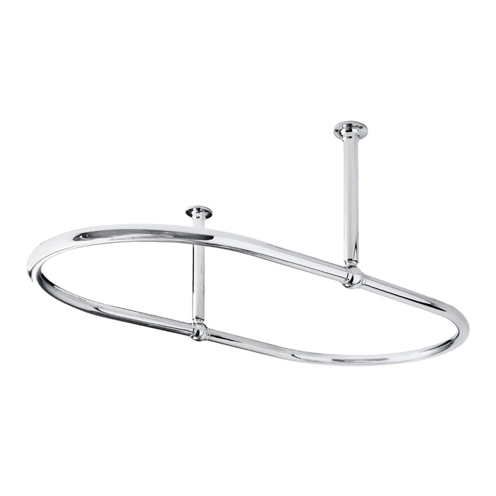 BC Designs Victrion Oval Shower Ring - Chrome - Shower