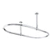 BC Designs Victrion Oval Shower Ring - Chrome - Shower