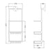 BC Designs Victrion Shower Tidy - Shower Baskets