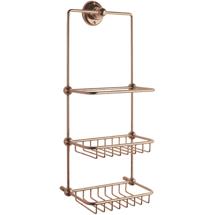 BC Designs Victrion Shower Tidy - Brushed Copper - Shower