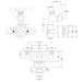 BC Designs Victrion Twin Exposed Shower Valve - Shower