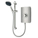 Triton Aspirante Electric Shower - 9.5kW - Brushed Steel