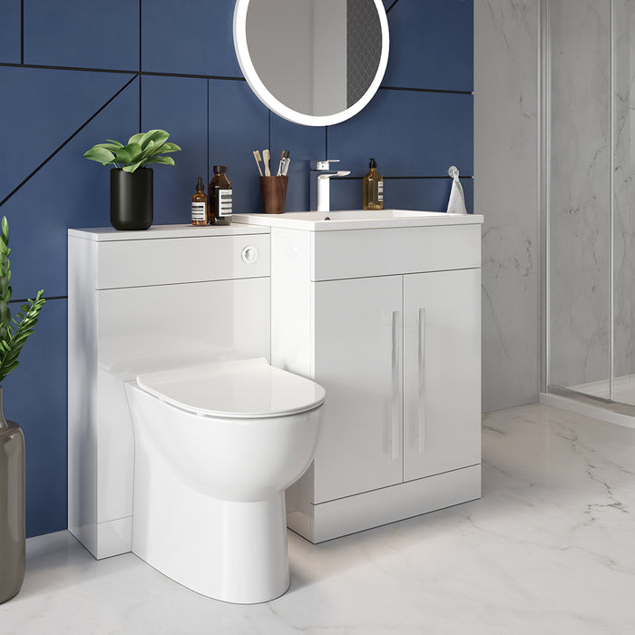 Scudo Belini Rimless Back To Wall Toilet with Soft Close Seat
