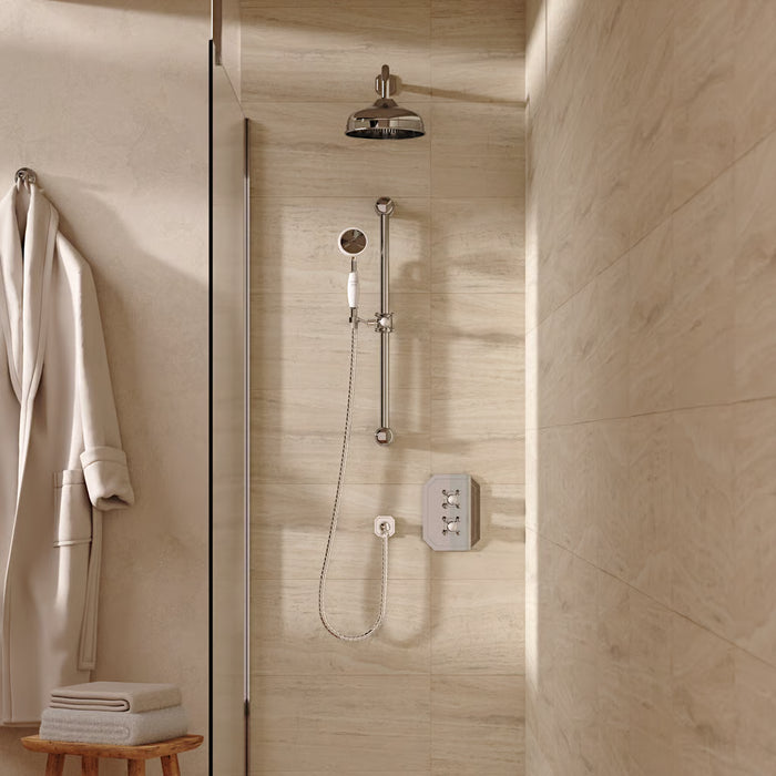 Crosswater Belgravia 600mm Slide Rail Handset & Hose