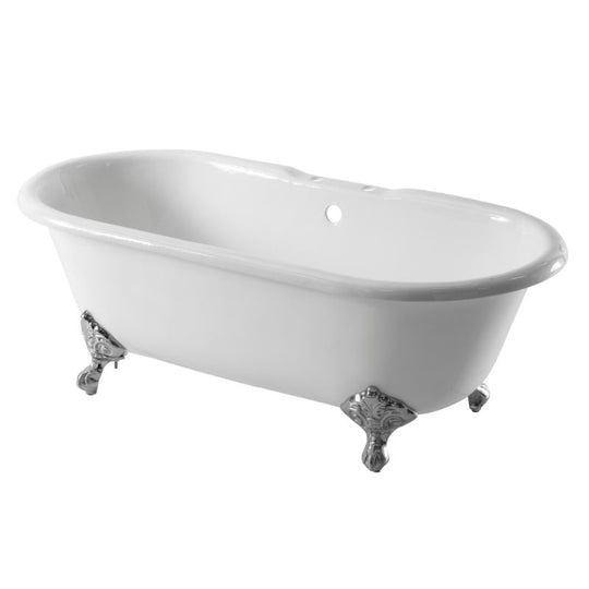 Bentley Double Ended Roll Top Freestanding Cast Iron Bath