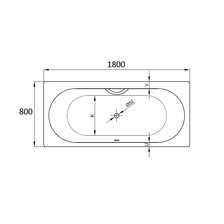 Bette Starlet Double Ended Super Steel Bath - Baths