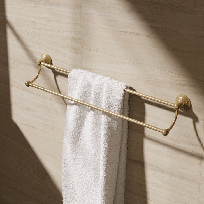 Crosswater Belgravia Double Towel Rail - 600mm Long