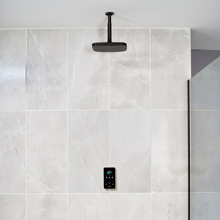 Triton ENVi Thermostatic Electric Shower with Ceiling Fed Fixed Head Kit
