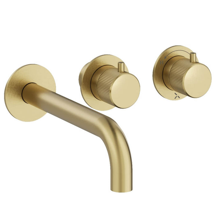 Crosswater Module 3ONE6 2 Outlet Thermostatic Concealed Shower Valve With Trim set and Bath Spout