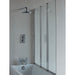 Britton 3 Panel Folding Bath Shower Screen - 1450mm x 1185mm