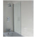 Britton 6mm Hinged Bath Shower Screen - 1450mm x 850mm