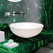 Britton Circus Countertop Basin - No TH 390mm Wide White