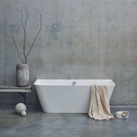 Britton Clearwater Patinato Grande Back To Wall Bath