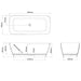 Britton Clearwater Vicenza Natural Stone Freestanding Bath