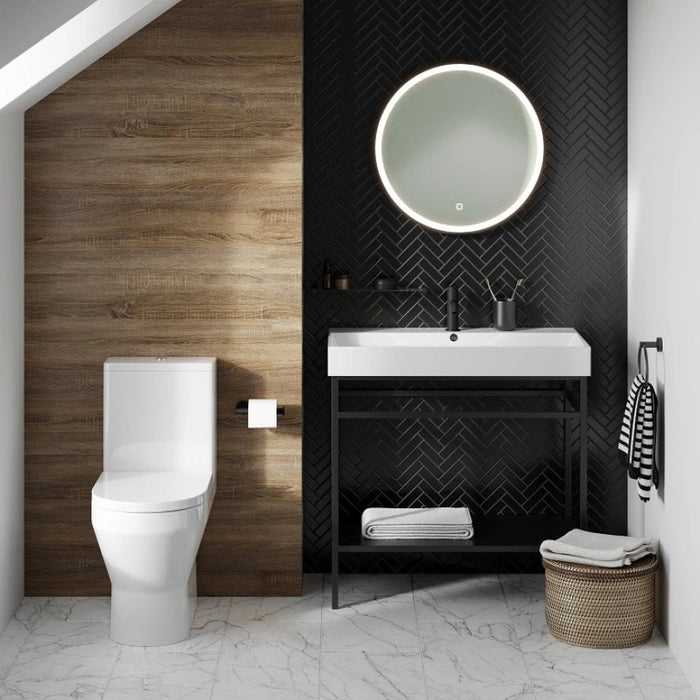 Britton Curve2 Rimless Back To Wall Close Coupled Toilet