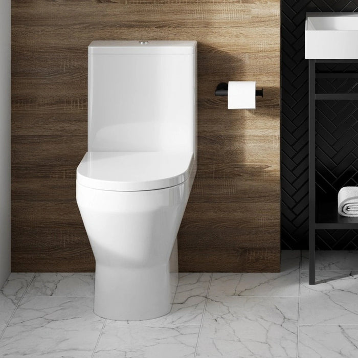 Britton Curve2 Rimless Back To Wall Close Coupled Toilet