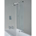 Britton Ecosquare Hinged Bath Screen - 1450mm x 820mm