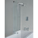 Britton Ecosquare Hinged Bath Screen - 1450mm x 820mm