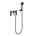 Britton Greenwich Bath Shower Mixer Tap - Matt Black Taps